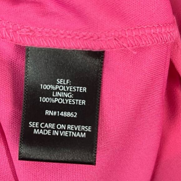 Torrid Chiffon Pink Cowl Neck Flowy Pleated Midi Dress - Picture 11 of 14